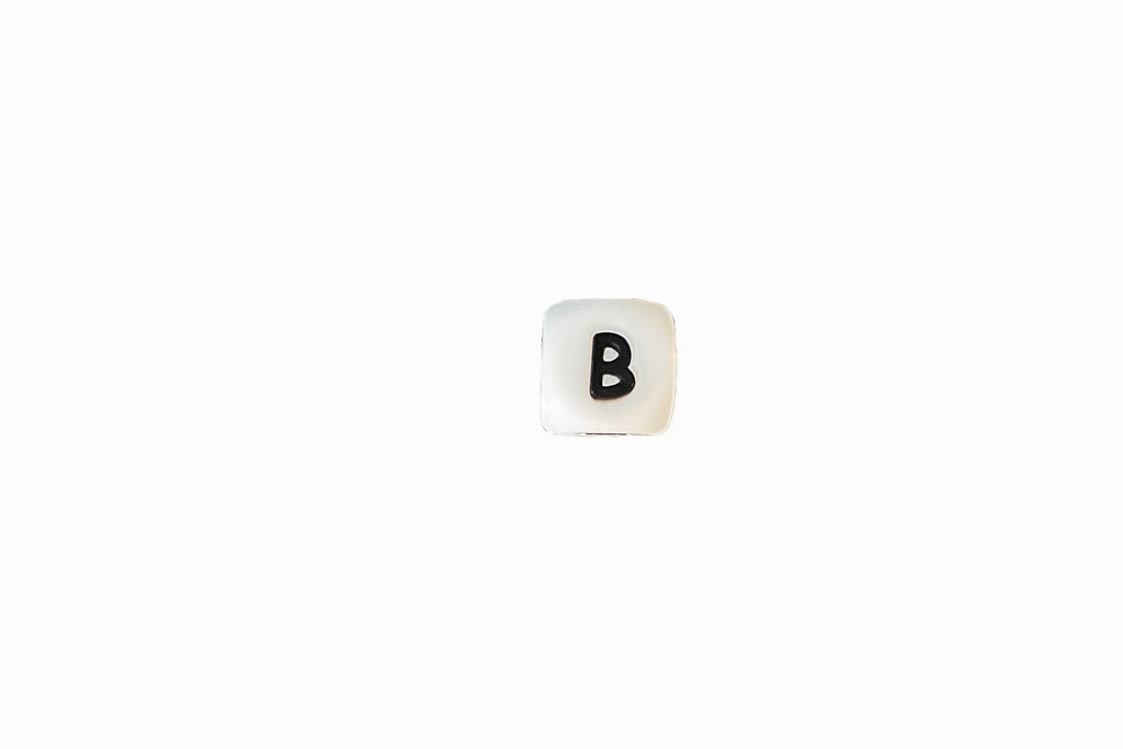 12MM Silicone Letter Beads-B, Silicone Letter Beads Bulk Set for making bracelets, lanyards, necklaces, key chains, pens, school bag pendants, friendship gifts and DIY other crafts.