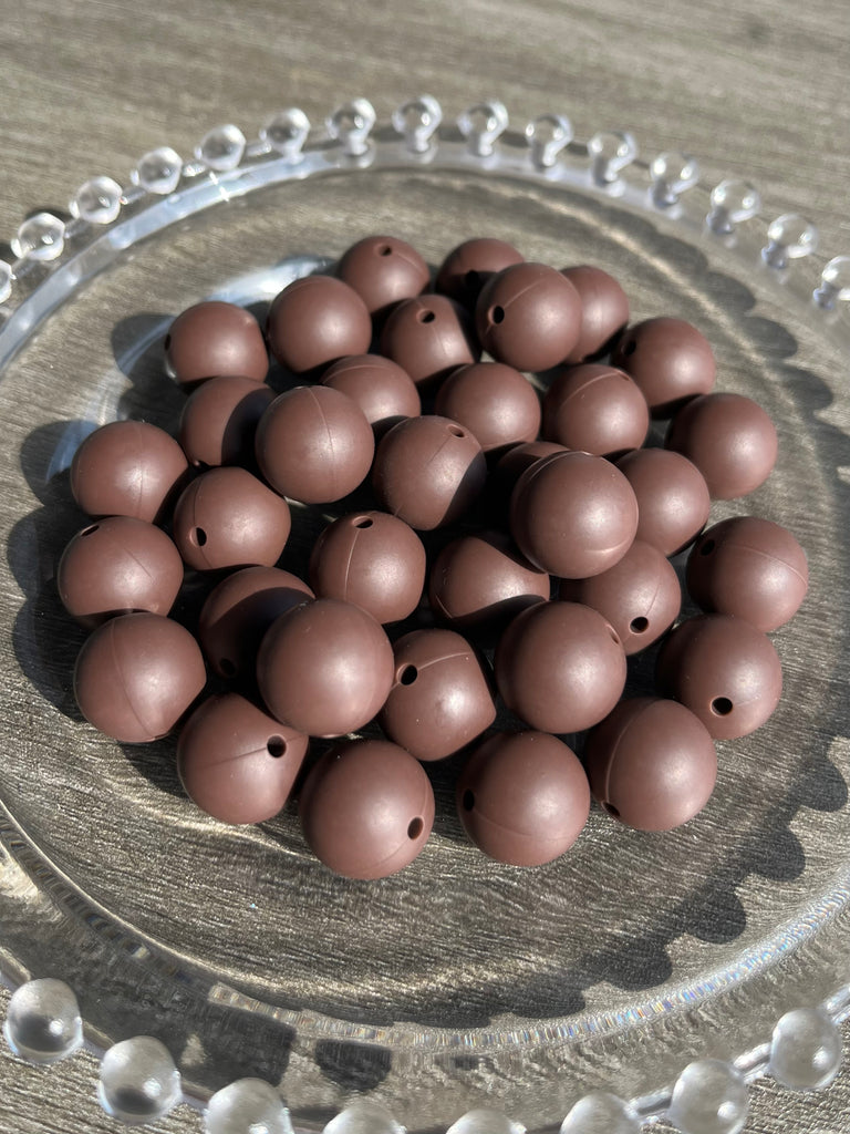 15mm Beads Solid Color Round Silicone Beads pack - JCFlow Beads