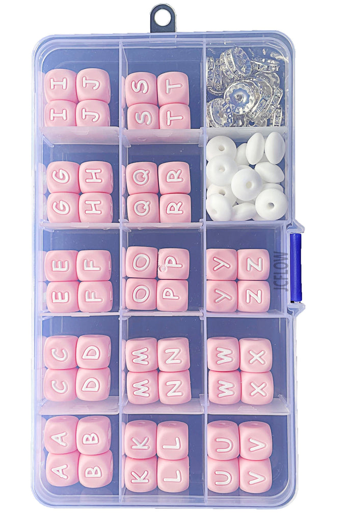 Silicone letter beads 12mm*52pcs, lentil beads 12mm*20pcs, gaskets 12mm*20pcs. Square silicone letter beads can be used to make pens, bracelets, lanyards, necklaces, key chains, school bag pendants, friendship bracelet gifts and other crafts.