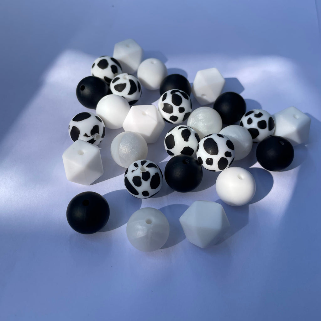 B-MIX-04 Silicone Beads Bulk Beads Mix Combo 15mm Each - JCFlow Beads